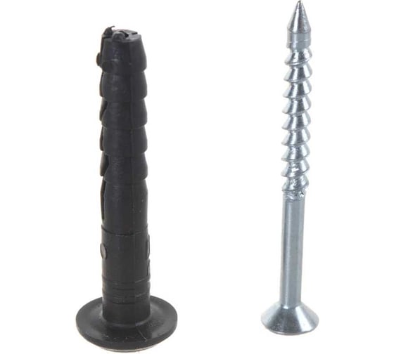 Изображение товара Дюбель-гвоздь BISKREP 6x40, гриб. манж., полипропилен, 200 шт, пакет BISKREP 3-00141