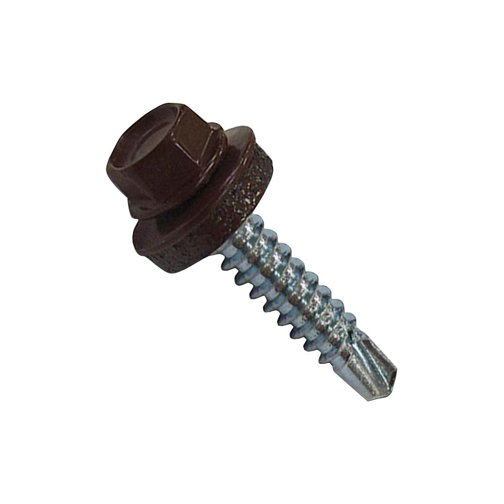 Изображение товара Кровельный саморез BISKREP 5.5x19 RAL 8017 шоколадно-коричневый 300 шт