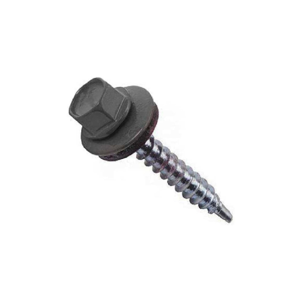 Изображение товара Саморез кровельный BISKREP 5.5*25 RAL 7024 графитовый серый, 300 шт, пл.конт 1000 мл 1-20635