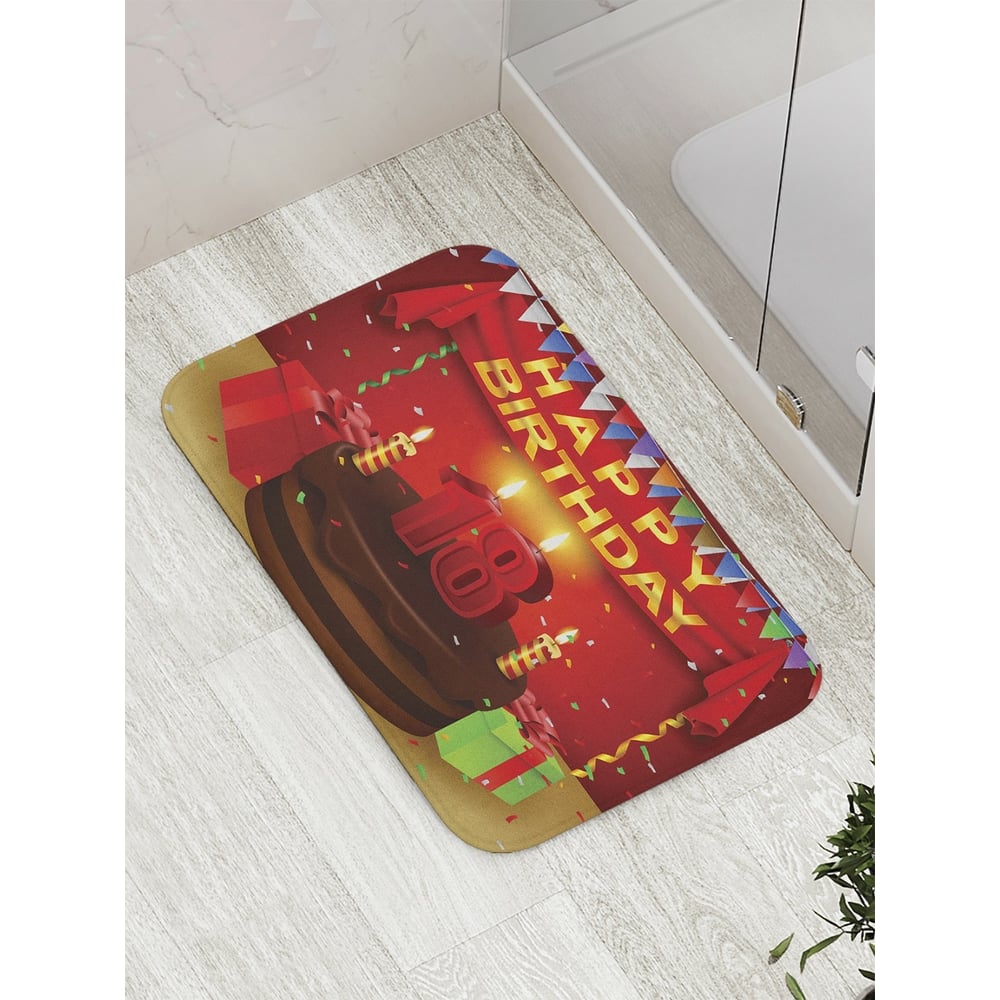 Противоскользящий коврик для ванной, сауны, бассейна JOYARTY еда и напитки развивающие карточки