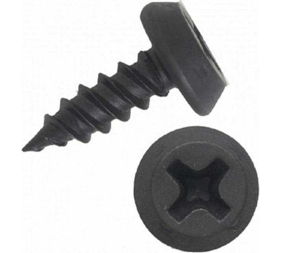 Изображение товара Саморез BISKREP ШСММ 3.5x9.5 фосфат, 400 шт, пл.конт 280 мл 1-00846