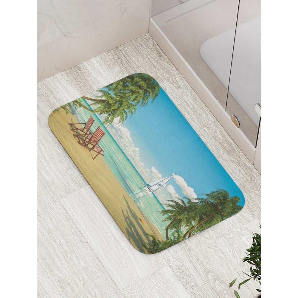 Противоскользящий коврик для ванной, сауны, бассейна JOYARTY - bath_4278