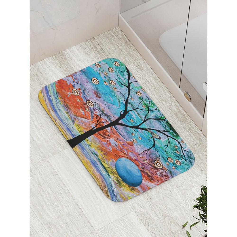 Противоскользящий коврик для ванной, сауны, бассейна JOYARTY - bath_4479