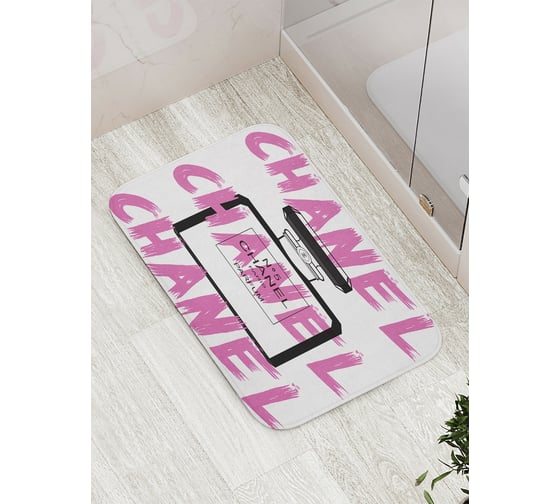 Изображение товара Коврик противоскользящий JoyArty "Шанель №5" для ванной, сауны, бассейна, bath_4825