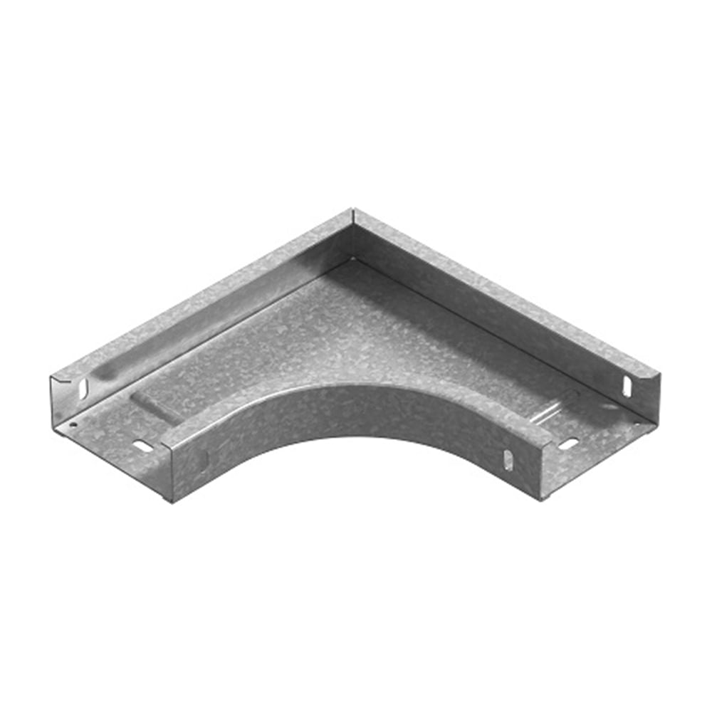 Изображение товара Угол горизонтальный OSTEC 90 градусов к лотку 150x85, толщина 1.5 мм