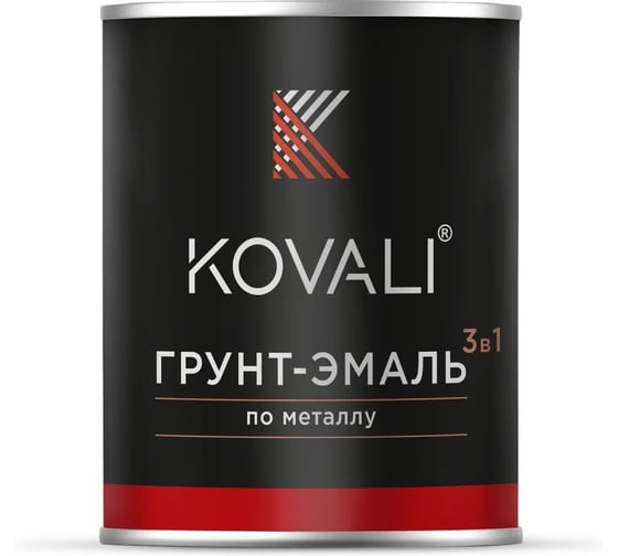Изображение товара Грунт-эмаль KOVALI 3 в 1 полуглянец NCS S 1005-G40Y (0,8 кг) А3.1.11005-G40Y