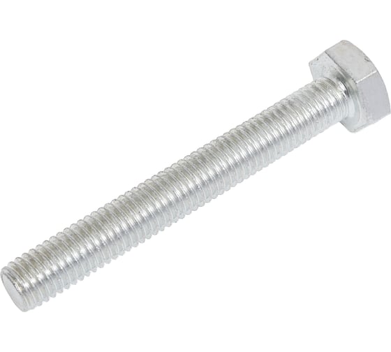 Изображение товара Болт OSTEC М10x75 DIN 933 полнонарезной, класс прочности 5.8, гальван. цинк (в упаковке 50 шт) БМ-10х75.58-DIN-ЭЦ