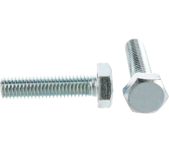 Изображение товара Болт OSTEC М12x30 DIN 933 полнонарезной, класс прочности 5.8, гальван. цинк (в упаковке 50 шт) БМ-12х30.58-DIN-ЭЦ