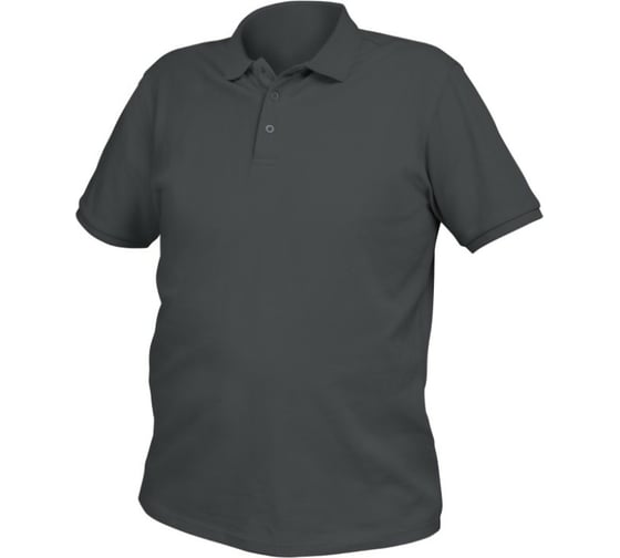 Изображение товара Футболка-поло HOEGERT TECHNIK TOBIAS хлопковая, темно-серая, р. 3XL /58/ HT5K416-3XL