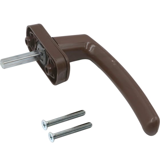 Изображение товара Оконная ручка д/ПВХ Левша коричневая У1-2279.К