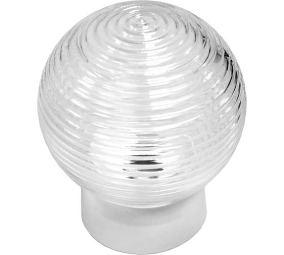 Изображение товара Светильник SVET НБП 01-60-004 У3, прямое белое, со стеклом - шар SV0103-0004