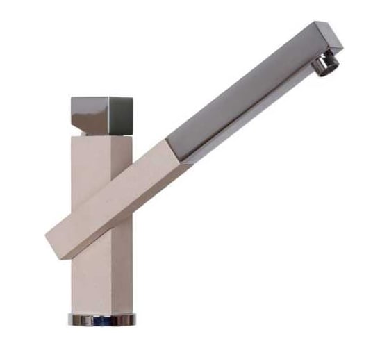 Изображение товара Смеситель для кухни ALVEUS AM 70 P A51 BEIGE+BRS 1070184