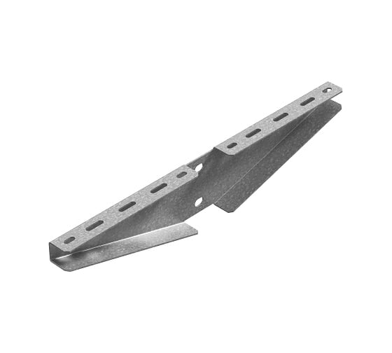 Изображение товара Кронштейн опорный двухсторонний OSTEC 50x50x150 мм, толщина 2,0 мм, Сендзимир цинк КОД5-150-2,0-СЦ