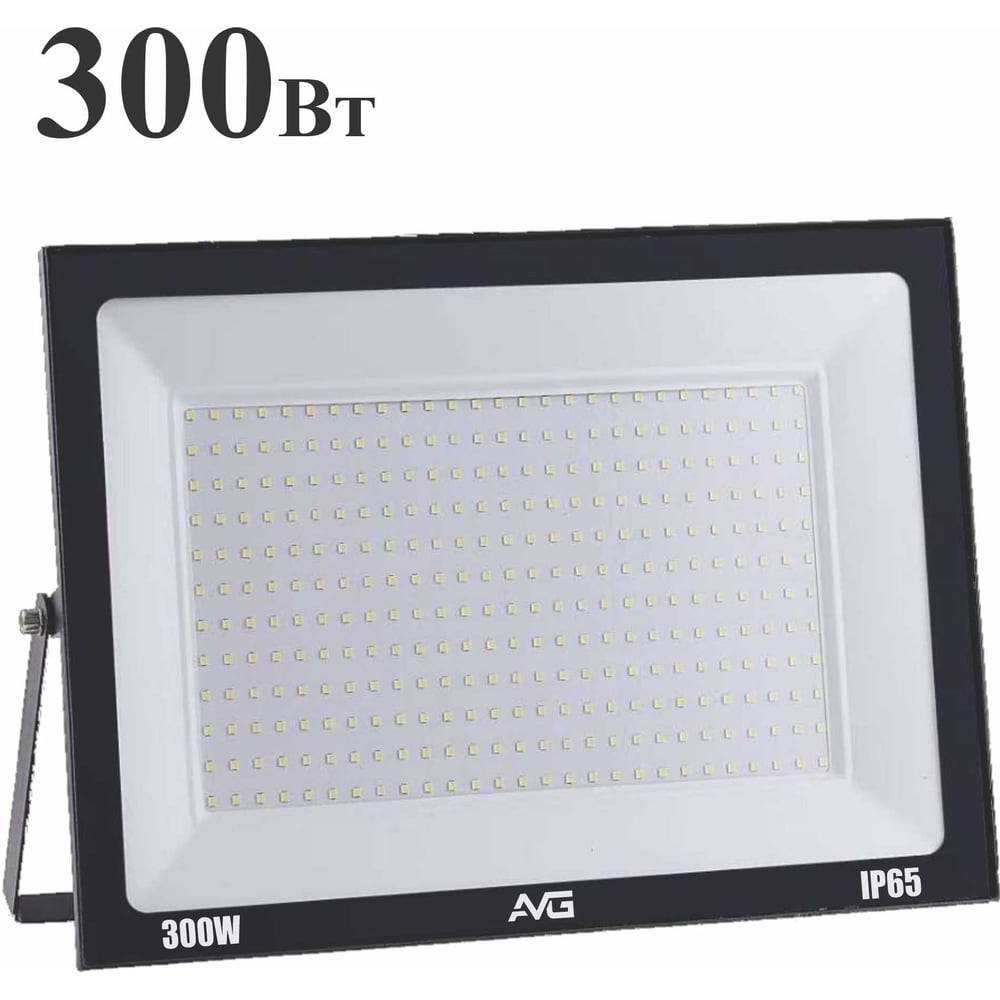 Изображение товара Светодиодный уличный прожектор 300 Вт AVG серия 6 противоударный IP65 холодный белый