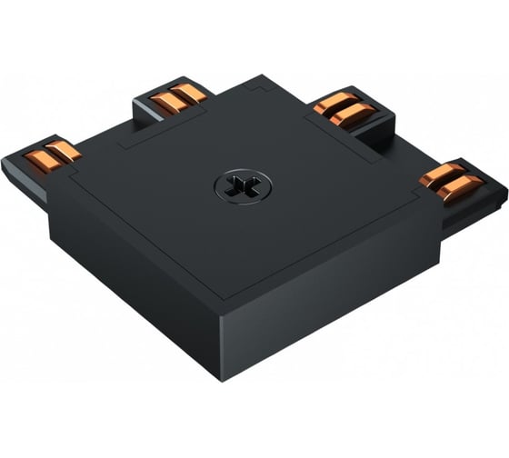 Изображение товара Коннектор питания угловой iLEDEX для ультратонкого шинопровода VISION48/25 POWER CONNECT 4825-L-TYPE - BK