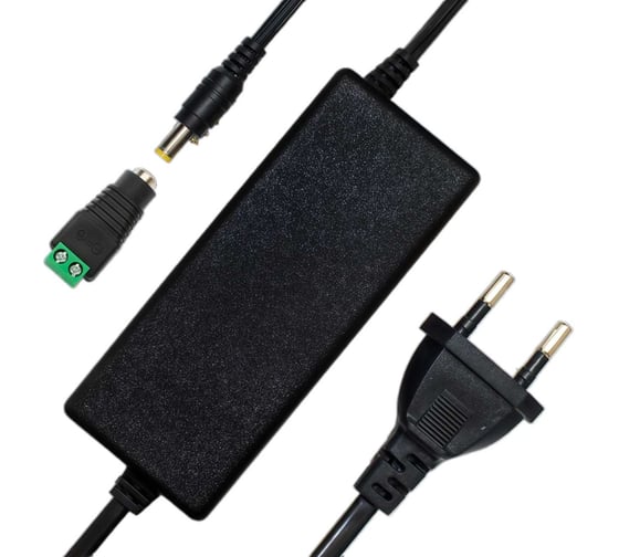 Изображение товара Источник питания стабилизированный Tantos TS-4A 12В, 4А, защита от КЗ, коннектор (клеммная колодка) в комплекте, 116×50×31мм 00-00018499