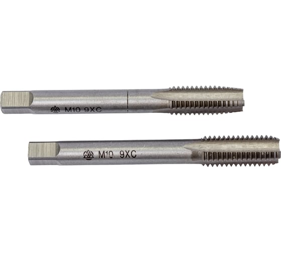 Изображение товара Ручной метчик Волжский инструмент 10х1.5, 2 штуки, комплект,  в ПВХ-упаковке  3705016