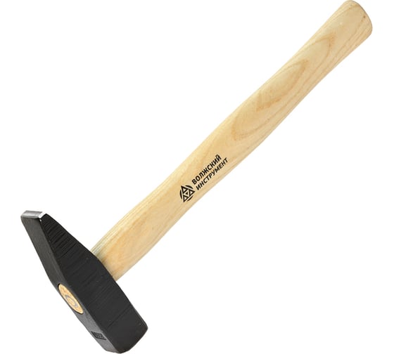 Изображение товара Слесарный молоток Волжский инструмент 0.6 кг, квадратный боек, оксидированный 3603011