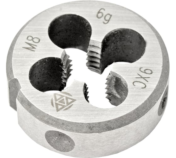 Изображение товара Плашка Волжский инструмент  М8х1.25 в ПВХ-упаковке 3704007