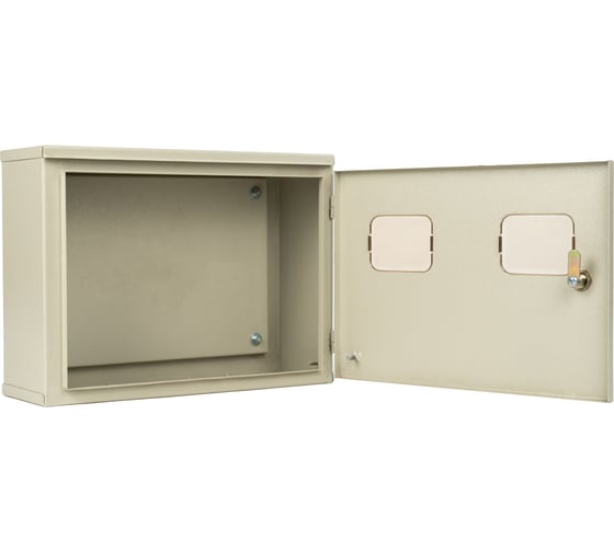 Изображение товара Щит учета МЭК ЭЛЕКТРИКА ЩУ-1/2 310х420х120 IP31 под два счетчика однофазных MEC13103