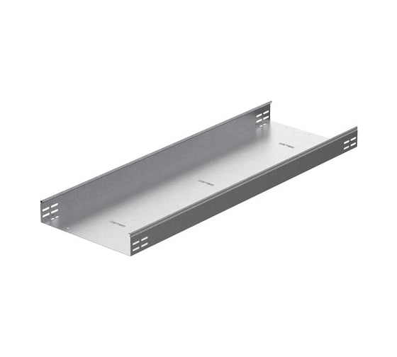 Изображение товара Универсальный лоток неперфорированный OSTEC 150x80x3000, толщина 1 мм, Сендзимир цинк УЛН-150х80х3000-1,0-СЦ