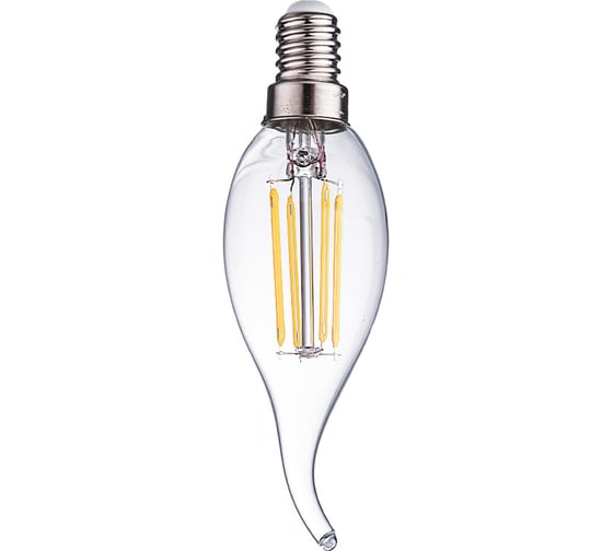 Изображение товара Светодиодная нитевидная лампа Фарлайт прозрачная свеча на ветру СW35 7 Вт 6500 К Е14 FAR000188