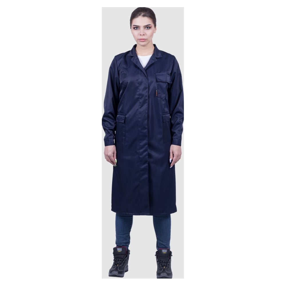 Изображение товара Кислотостойкий женский халат ГК Спецобъединение, синтетика, рост 182-188 см