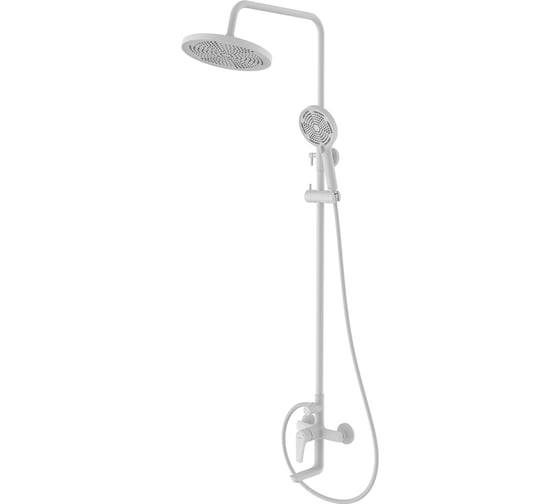 Изображение товара Смеситель для ванны с верхним душем Milardo  белый матовый, Dale, , DALWT3FM06