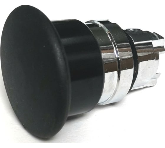 Изображение товара Гриб головка Briswik металл 22мм возврат КМЕ 56С черный IP65 ZB4BC2.BR