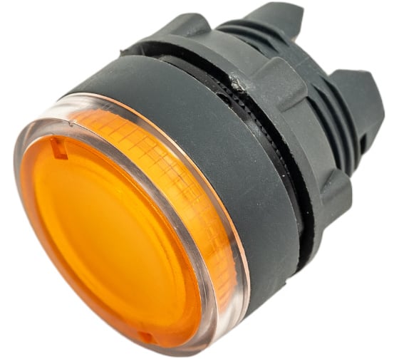Изображение товара Головка Briswik плоская возврат подсветка 22мм КМЕ 41Л желтый IP40 LAY4-EW35.BR
