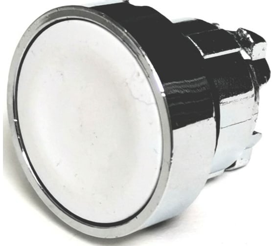 Изображение товара Головка Briswik плоская стальная возврат подсветка 22мм КМЕ 46ЛС белый IP65 ZB4BW1.BR