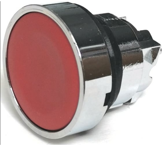 Изображение товара Головка Briswik плоская стальная возврат 22мм КМЕ 46С красный IP65 ZB4BA4.BR