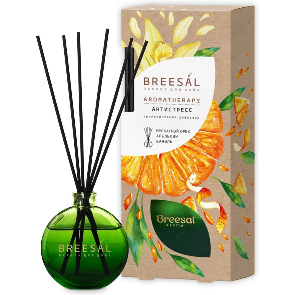 Изображение товара Декоративный ароматизатор Breesal Arome Sticks Антистресс 70 мл
