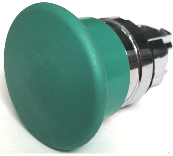 Изображение товара Гриб головка Briswik металл 22мм возврат КМЕ 56С зеленый IP65 ZB4BC3.BR