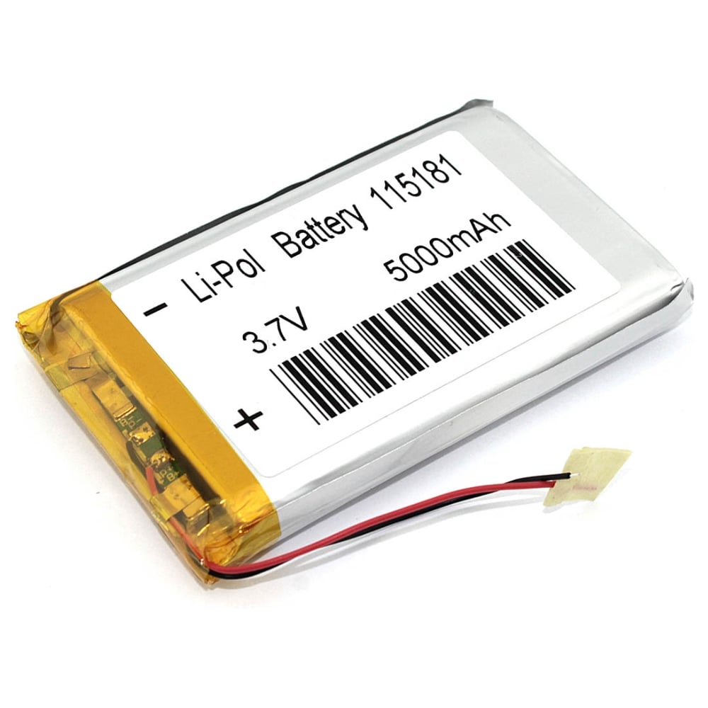 Изображение товара Аккумулятор AMPERIN Li-Pol 5000mAh 2pin 3.7V