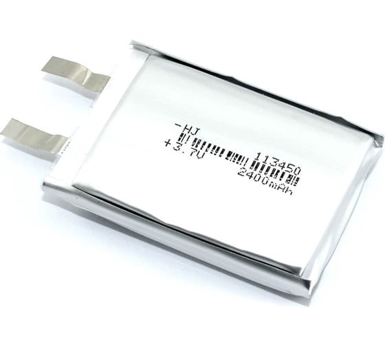 Изображение товара Аккумулятор AMPERIN Li-Pol батарея 113450 3.7V 2400mAh 098735