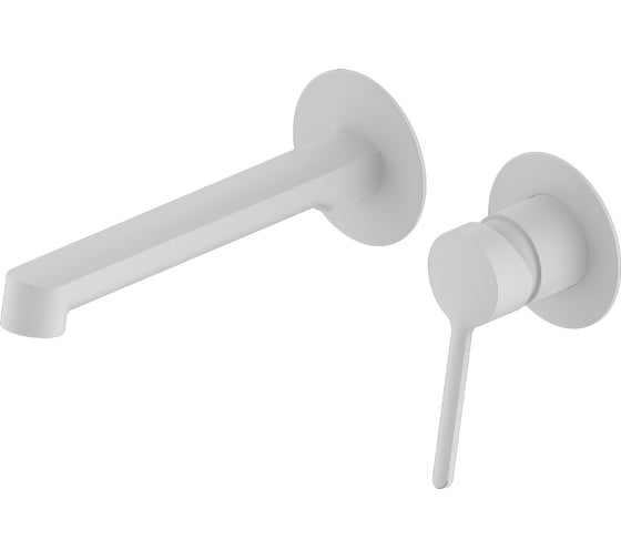 Изображение товара Встраиваемый смеситель для умывальника IDDIS Odda белый матовый ODDWT00i65