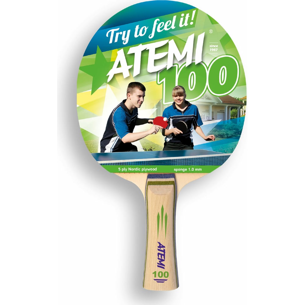 Ракетка для настольного тенниса ATEMI мячи для настольного тенниса atemi 3 оранжевые 6 шт