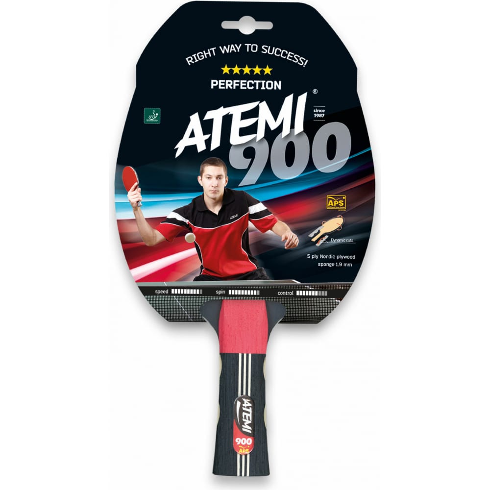 Ракетка для настольного тенниса ATEMI 900 CV