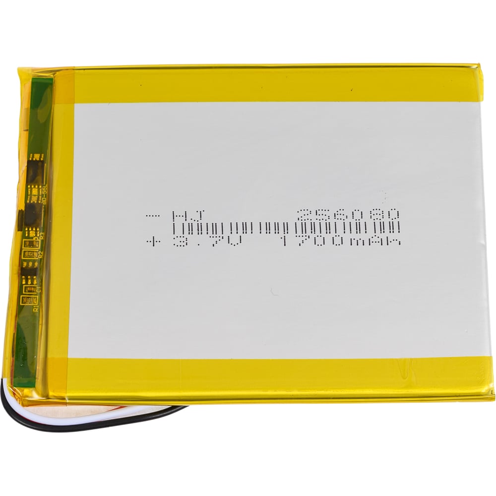 Изображение товара Аккумулятор AMPERIN Li-Pol 3.7V 1700мАч 80x60x2.5мм 3pin 089963