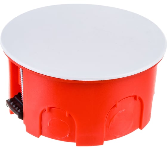 Изображение товара Распределительная коробка IEK КМ41025 d80х40мм для полых стен пласт. лапки UKG01-080-040-000-P