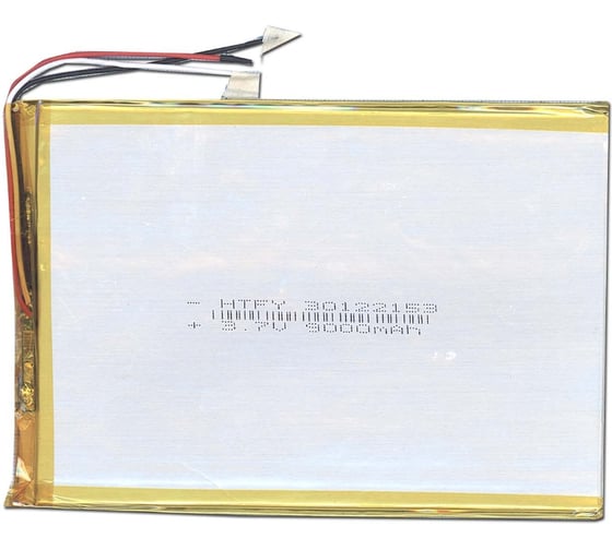 Изображение товара Аккумулятор AMPERIN Li-Pol батарея 3*122*153мм 3pin 3.7V/9000mAh 017404