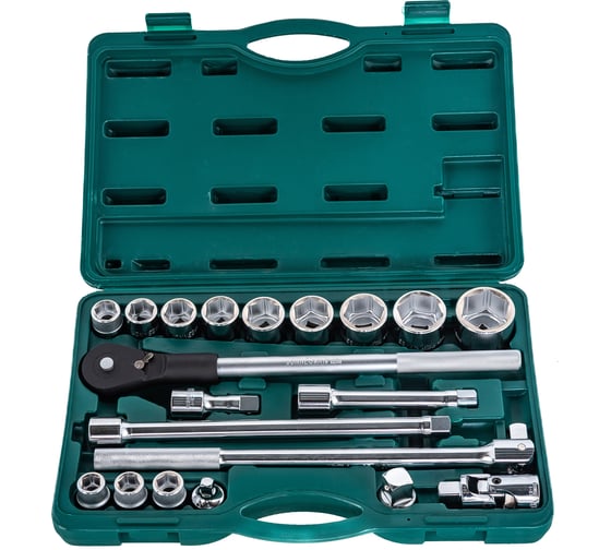 Изображение товара Набор торцевых головок 3/4"DR Jonnesway S04H6121S