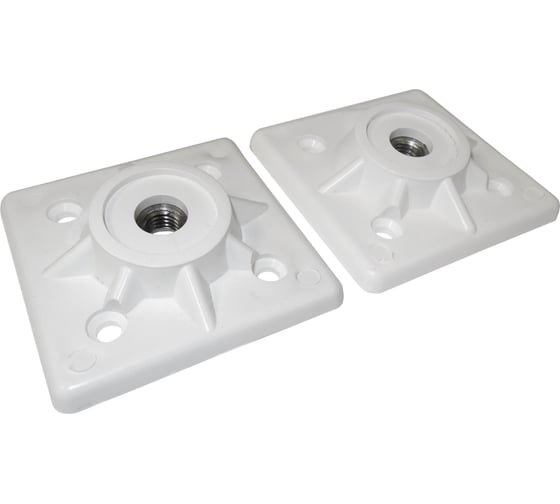 Изображение товара Держатель ножки табурета Левша М10, белый, 2 шт. У8-9809.Б