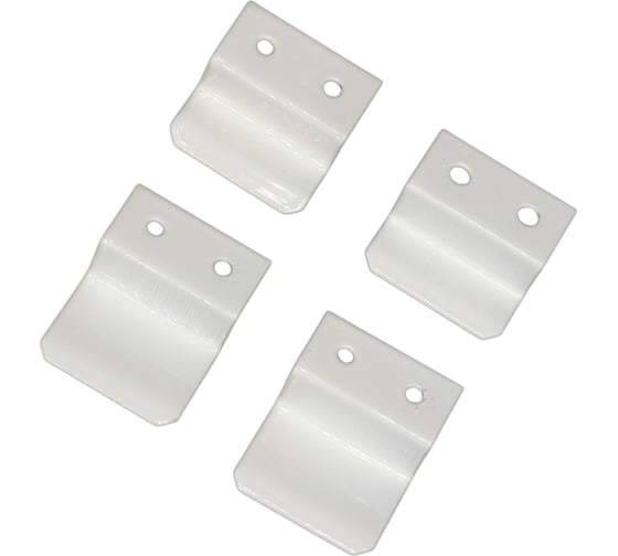 Изображение товара Крепление для москитной сетки Левша метал., белое, 4 шт. У1-0449.Б