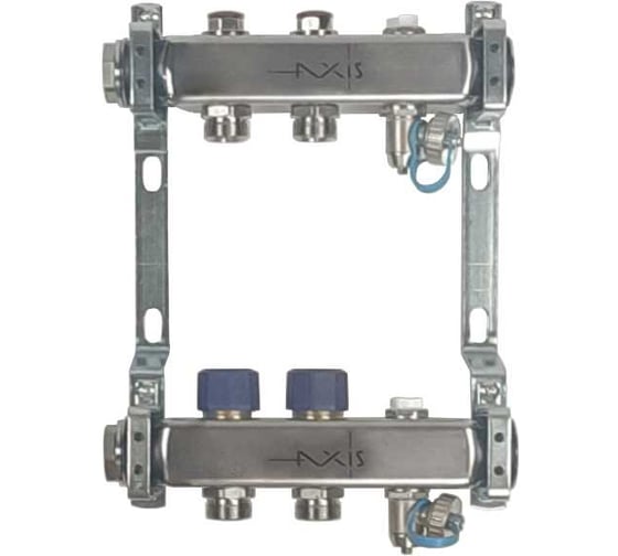 Изображение товара Коллектор из нержавеющей стали в сборе AXIS без расходомеров 2 выхода AXIS232A02