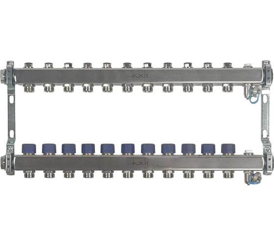 Изображение товара Коллектор из нержавеющей стали в сборе AXIS без расходомеров, 11 выходов AXIS232A11