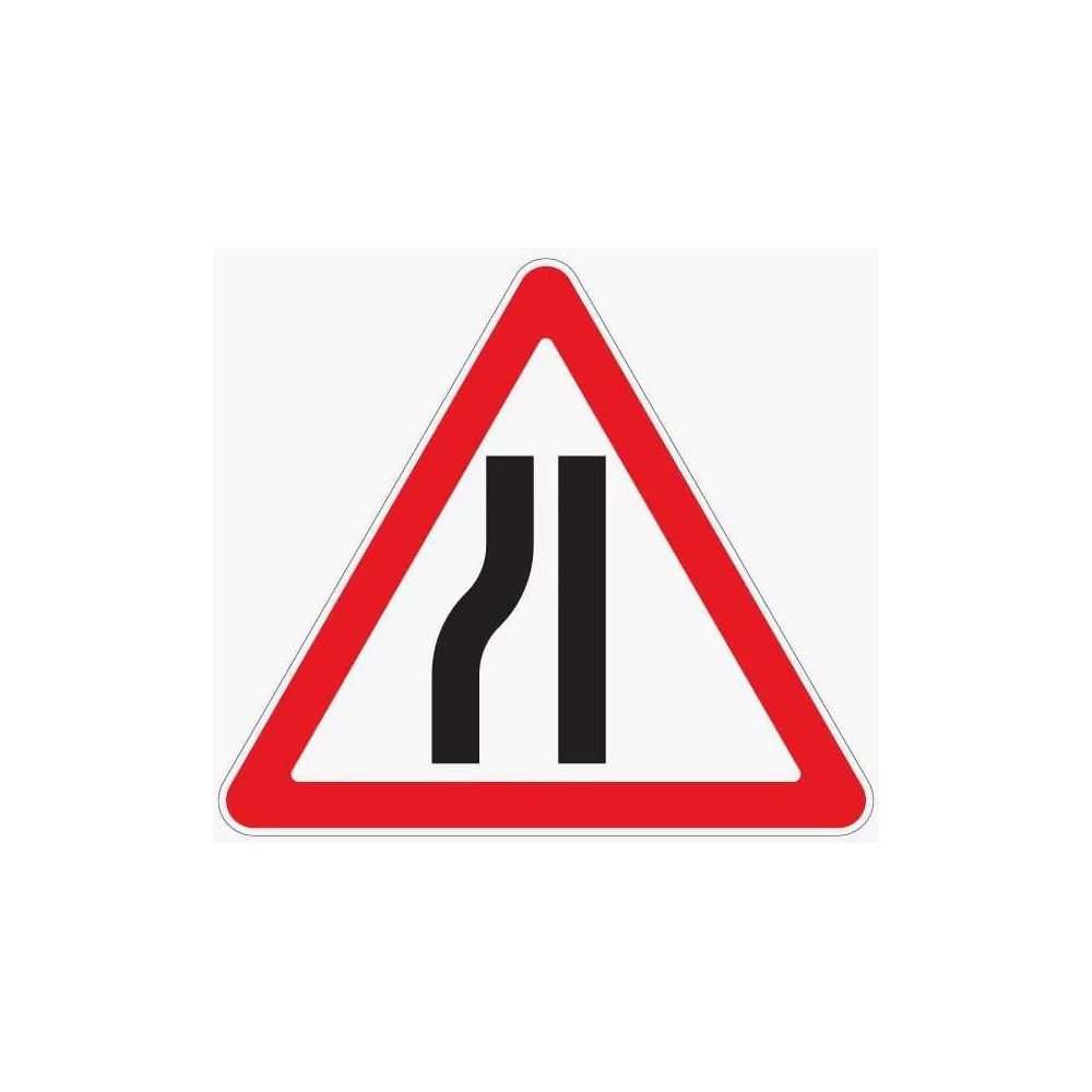 Изображение товара Дорожный знак Конвера-D 1.20.3 Сужение дороги слева 900мм