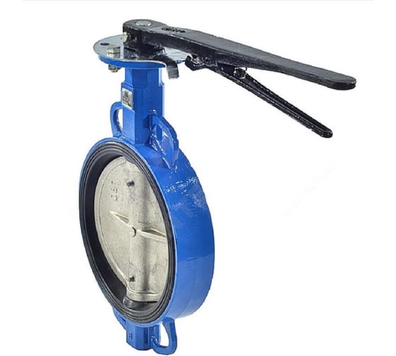 Изображение товара Затвор дисковый поворотный RUTEMPO чугун Ду 100 Ру16 межфл с рукояткой диск чугун манжета EPDM 107-3699