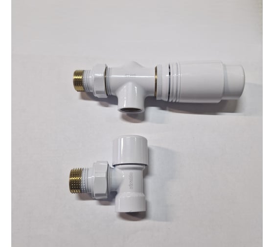 Изображение товара Комплект термостатический осевой VIVALDO 1/2 белый AATRV-WH